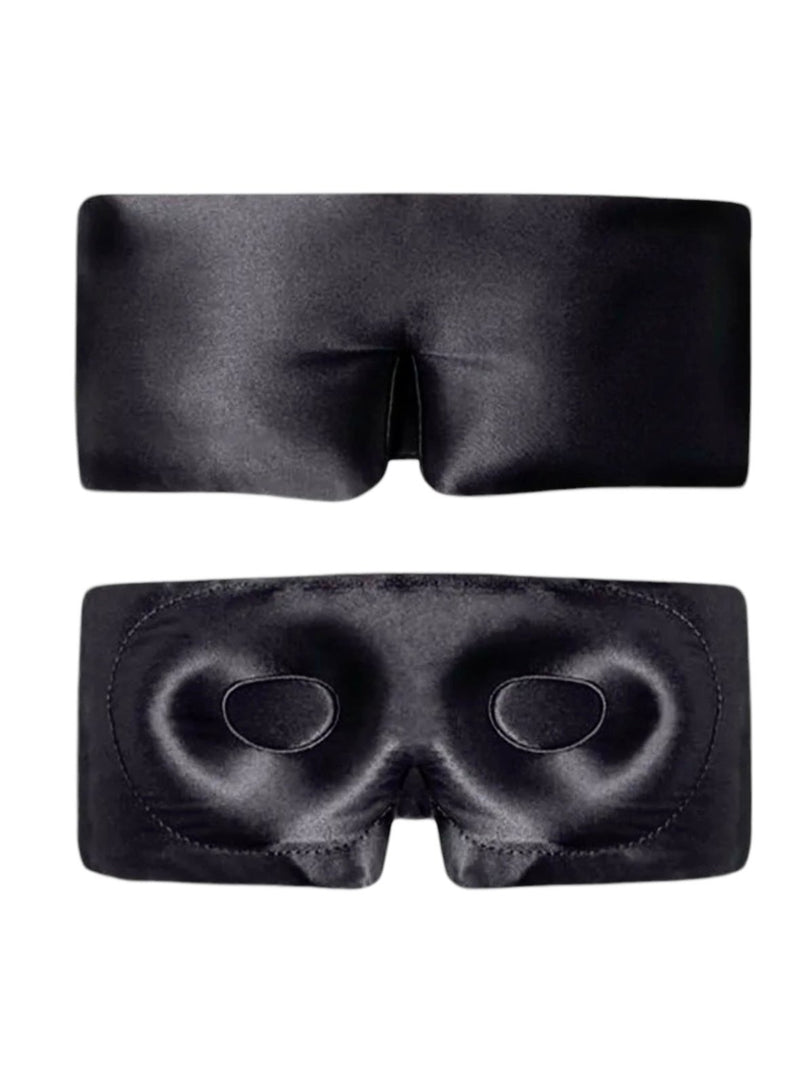 100% Mulberry Silk 3D Eye Mask: Full Comfort and Lash Protection