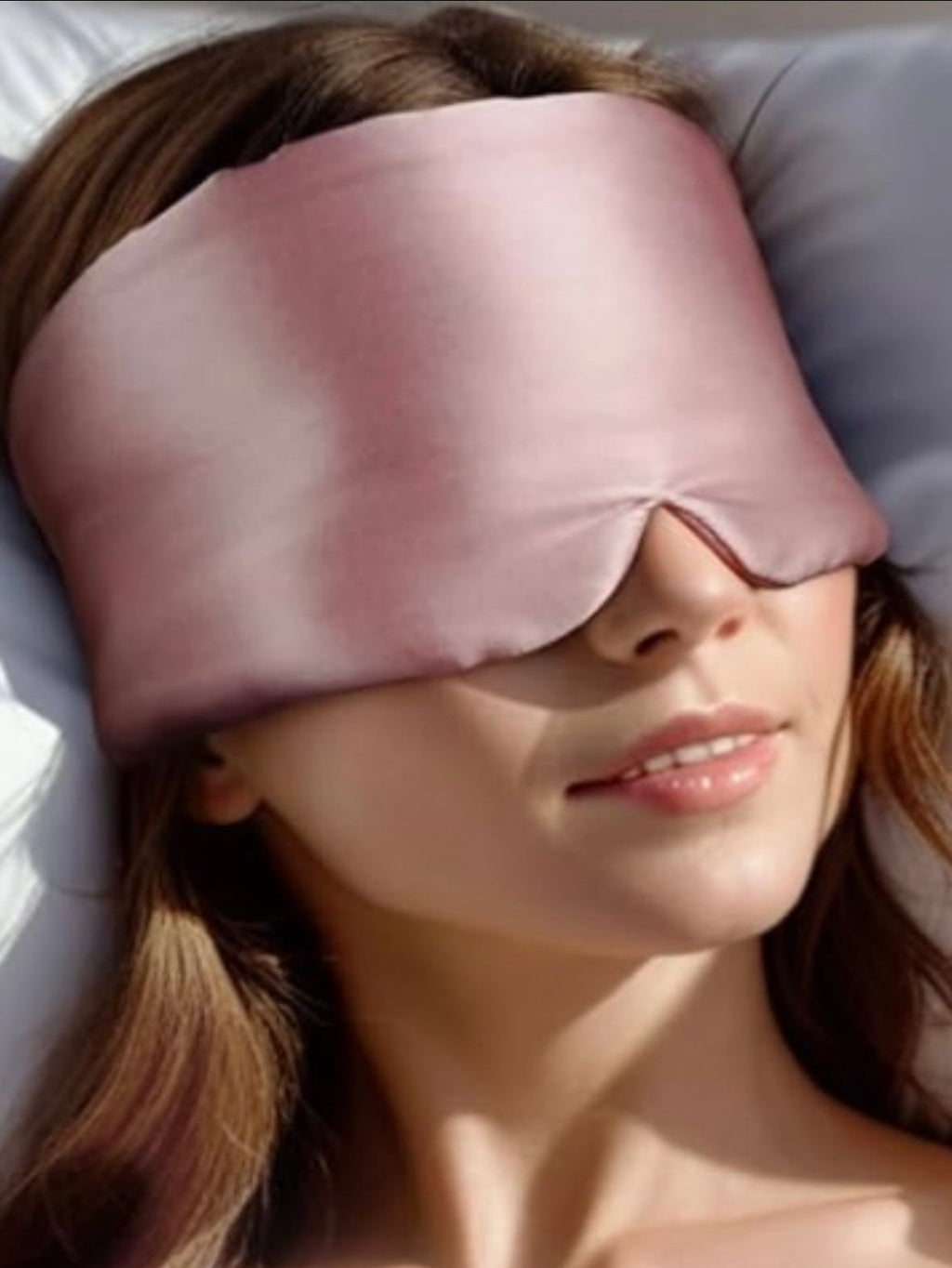 100% Mulberry Silk 3D Eye Mask: Full Comfort and Lash Protection