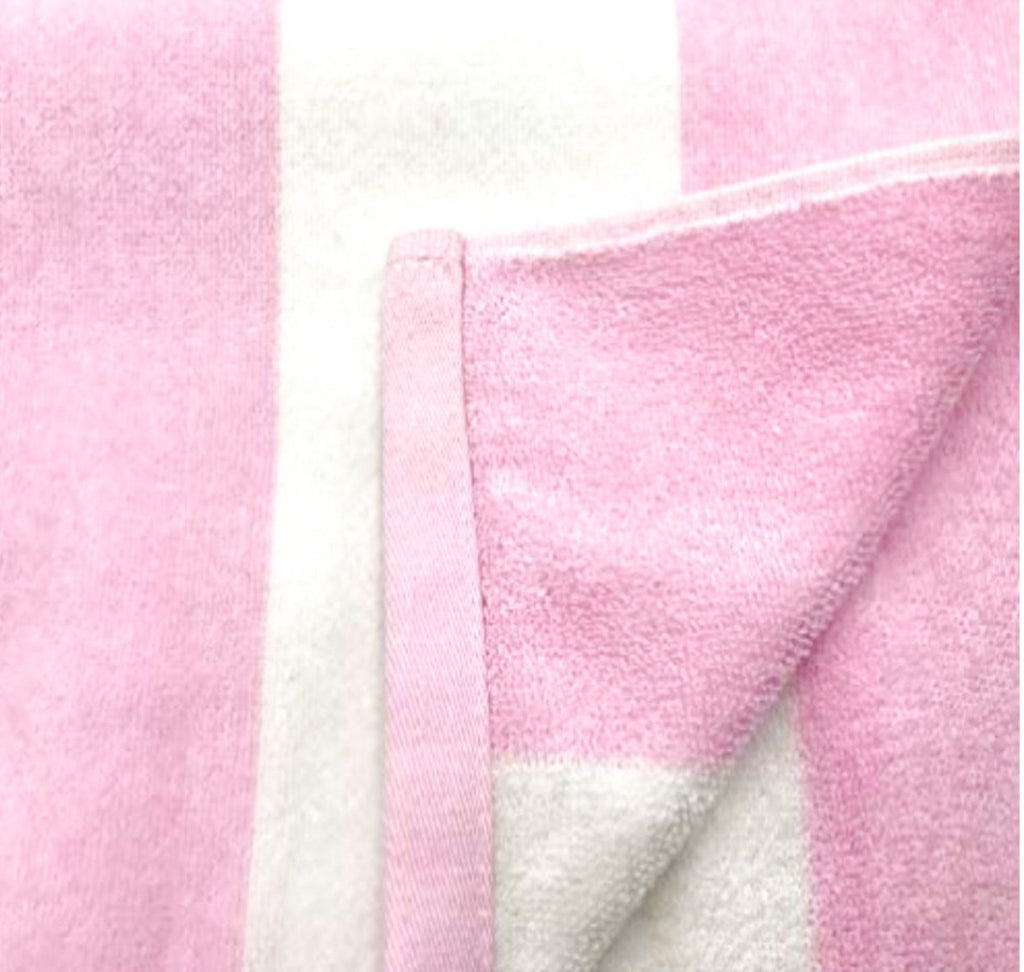 Pink Plush 100% Egyptian Cotton Oversized Beach Towel