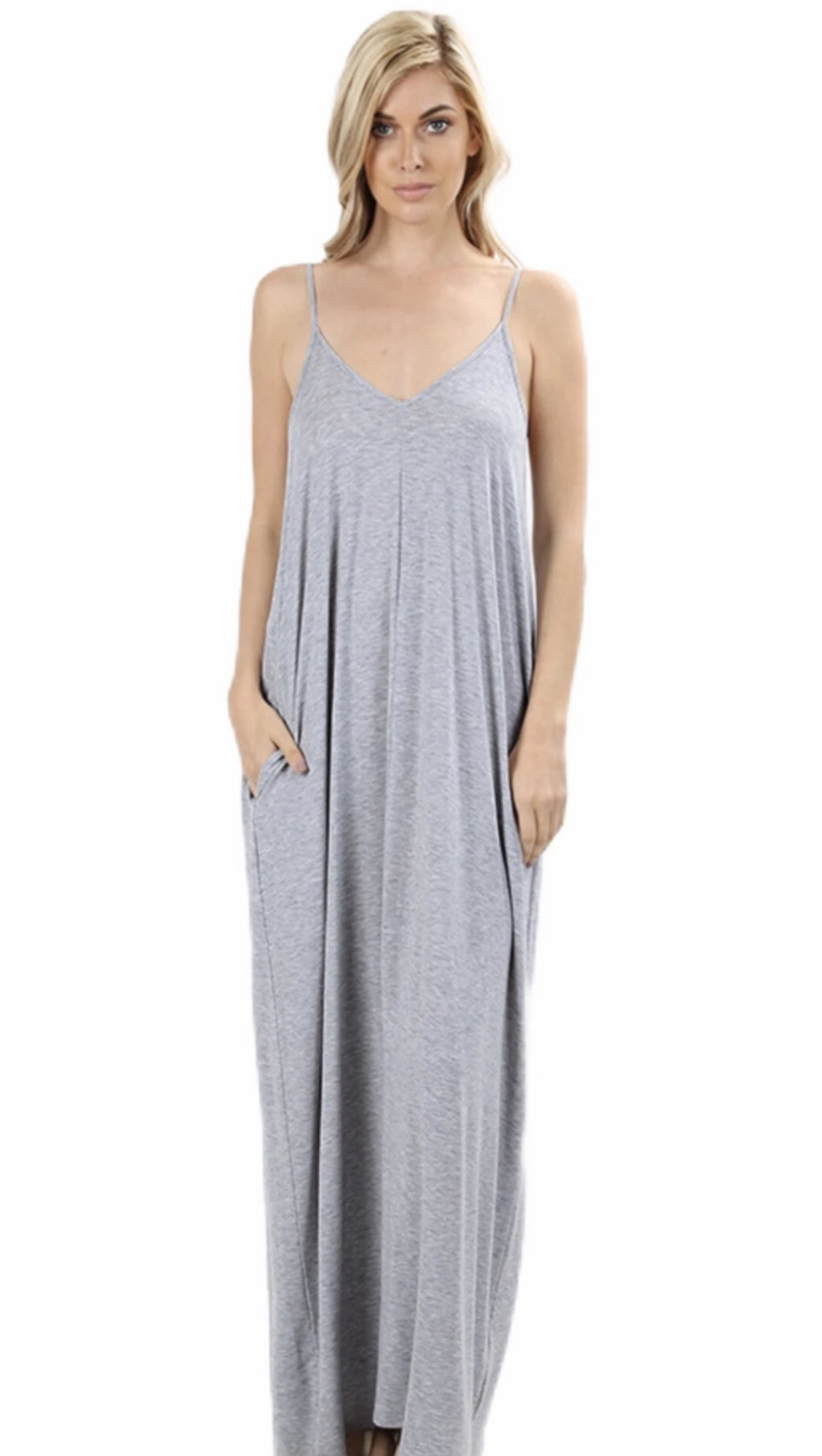 Bella Maxi Lounger Dress with Pockets
