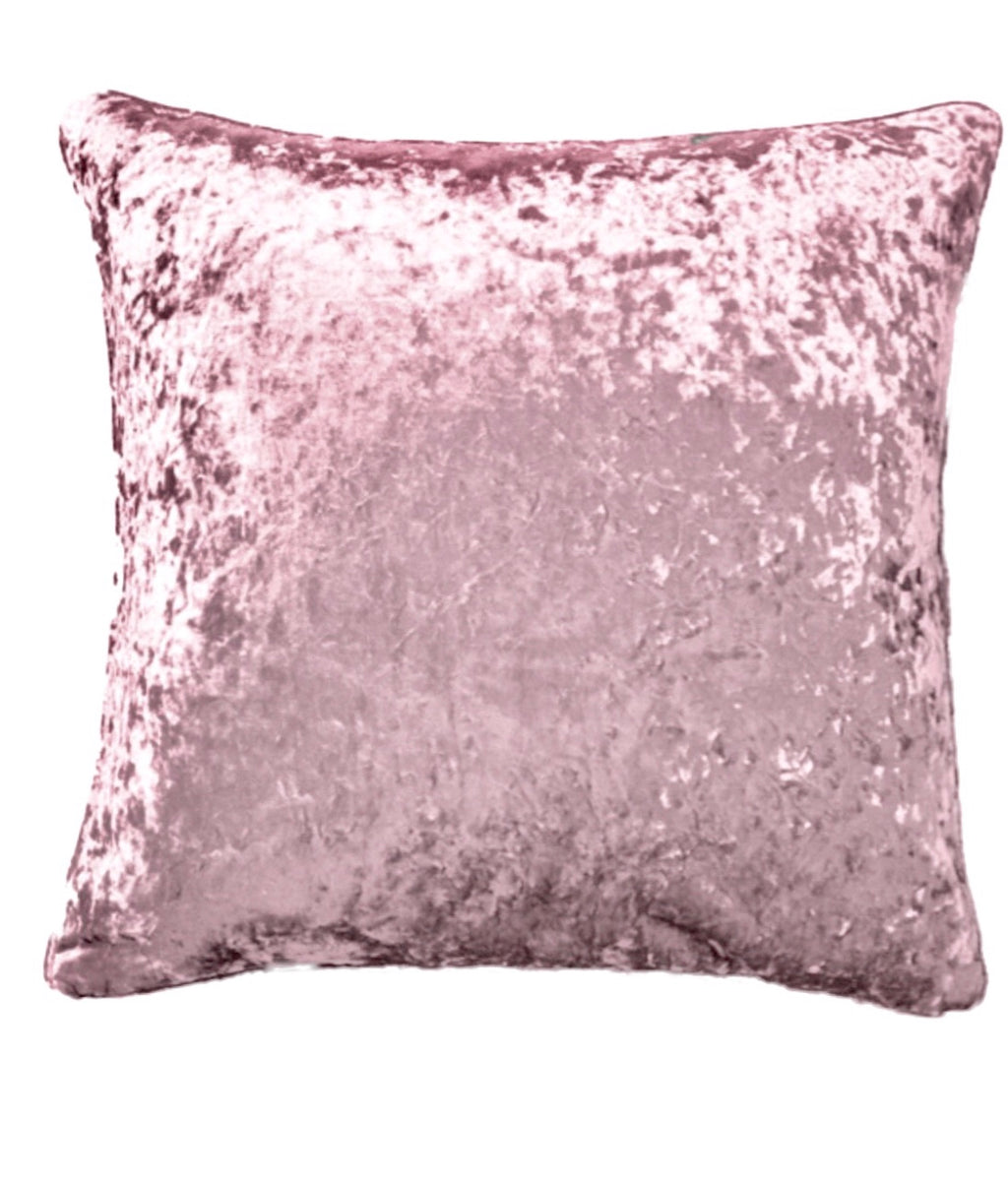 Crush on You- Crushed Velvet Decor Throw Pillow