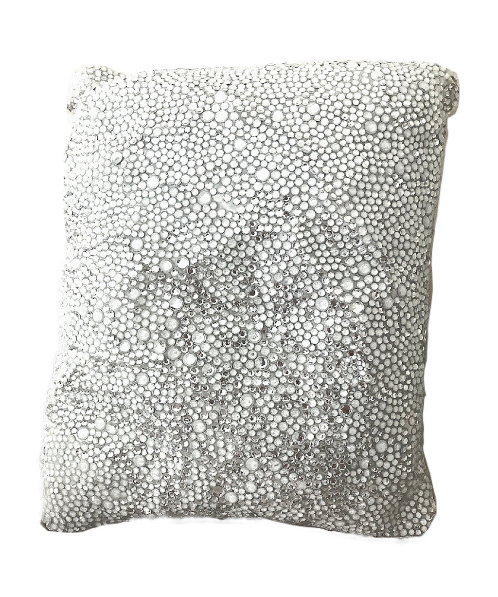 Heir Chrystal - Hand Beaded Decorative Throw Pillow