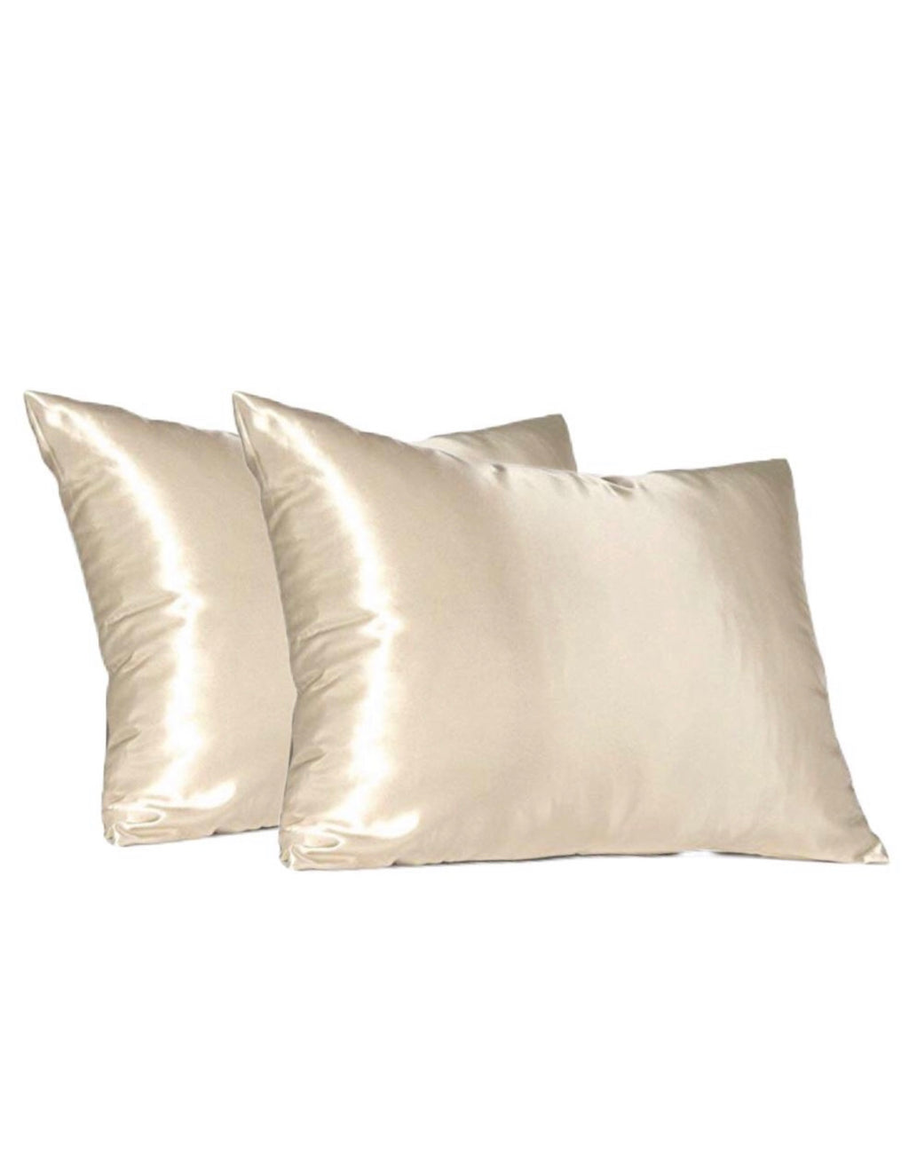 Standard/Queen Champagne 100% Mulberry Silk Beauty Pillow Cover