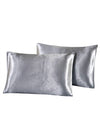 Standard/Queen Grey Mulberry Silk Beauty Pillow Cover