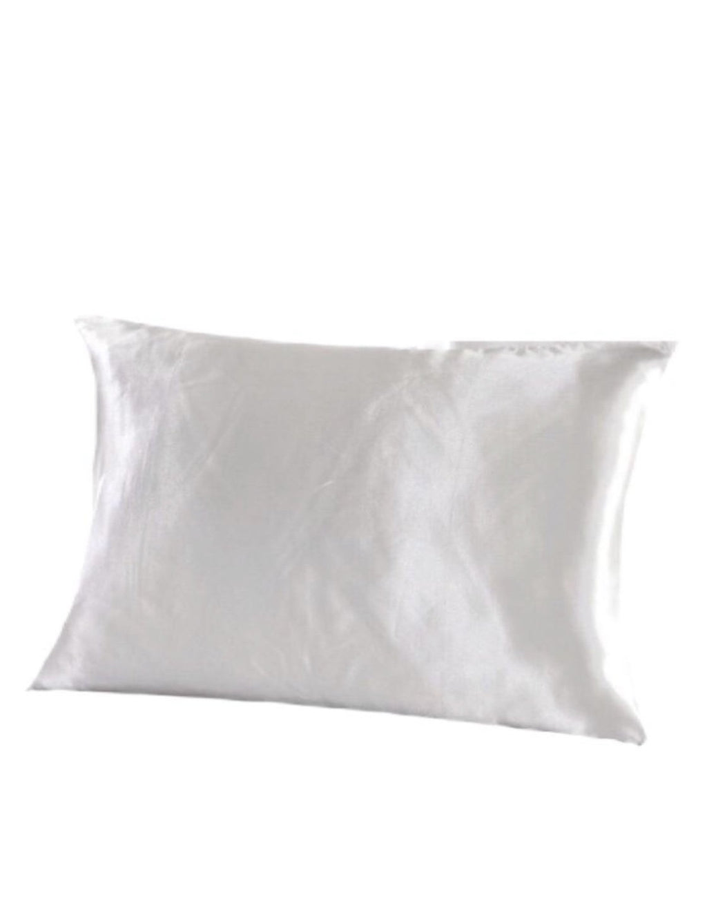 King White Mulberry Silk Beauty Pillow Cover