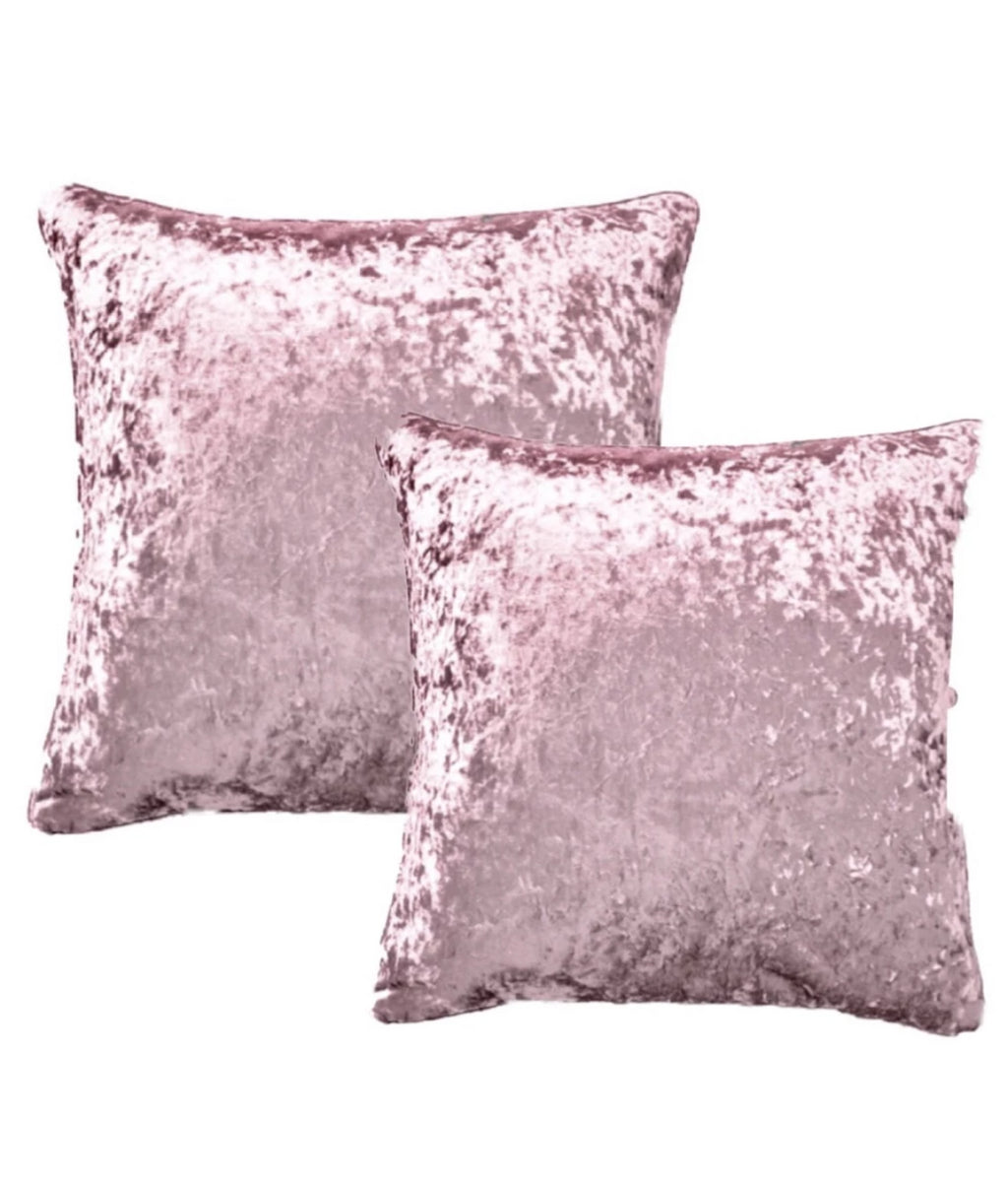 Crush on You- Crushed Velvet Decor Throw Pillow