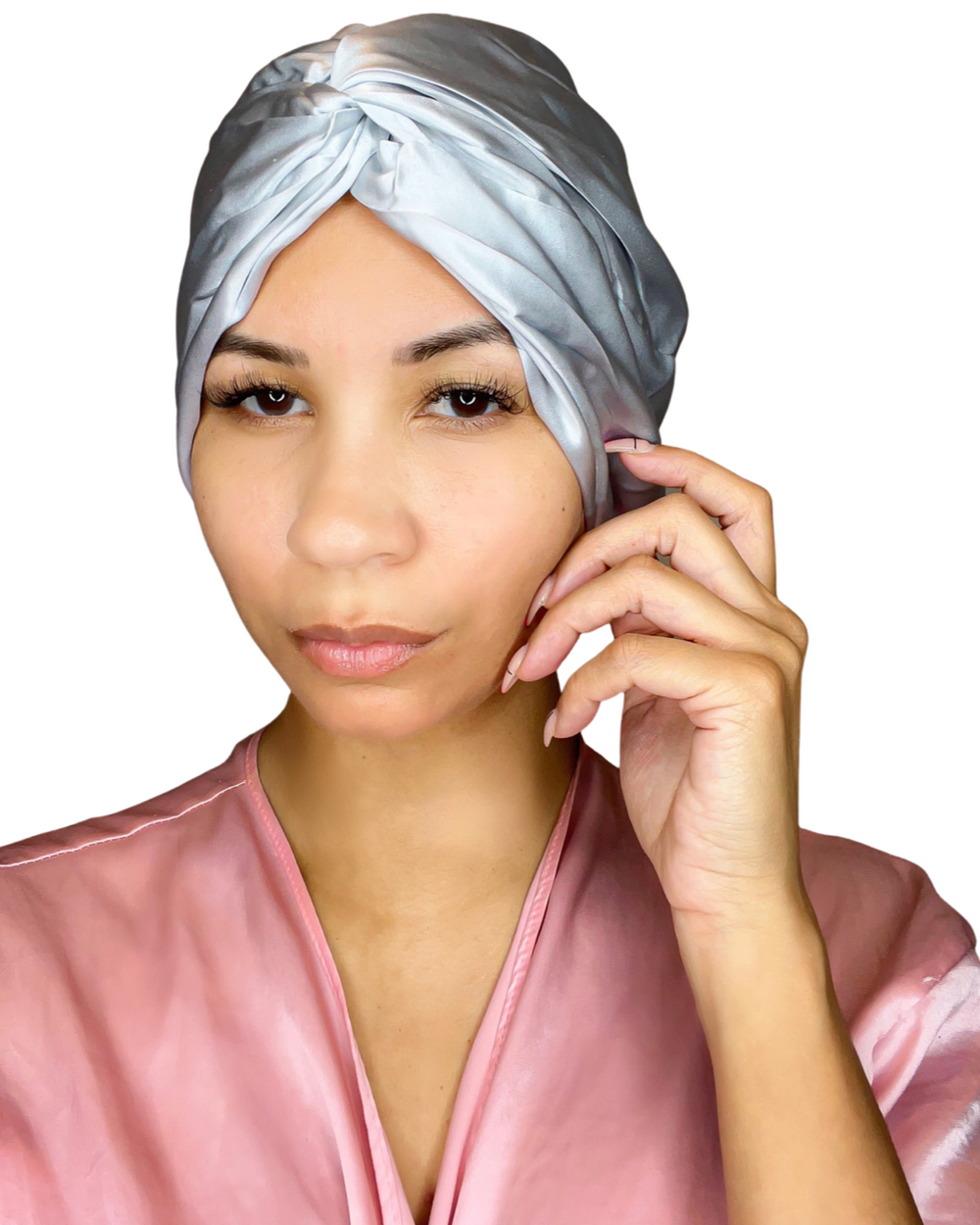100 Mulberry Silk Hair Turban The D.Noble Collection