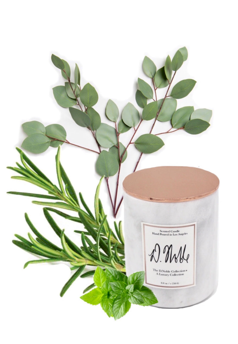 Rise and Shine Therapeutic Aromatherapy Candles- Eucalyptus + Rosemary + Peppermint