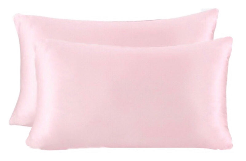 Standard/Queen Pink 100% Mulberry Silk Beauty Pillow Cover